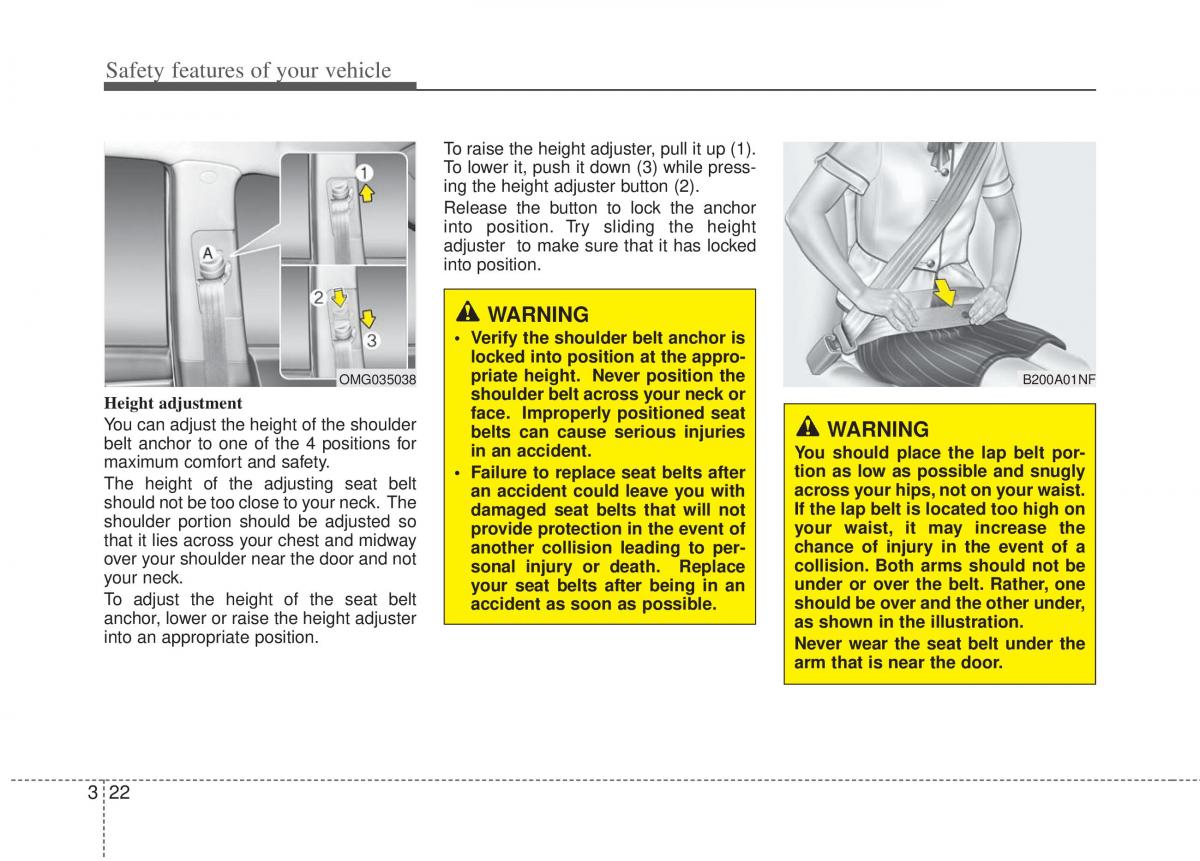 KIA Optima III 3 owners manual / page 34