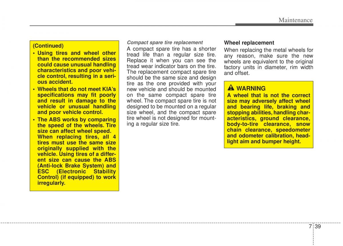 KIA Optima III 3 owners manual / page 341