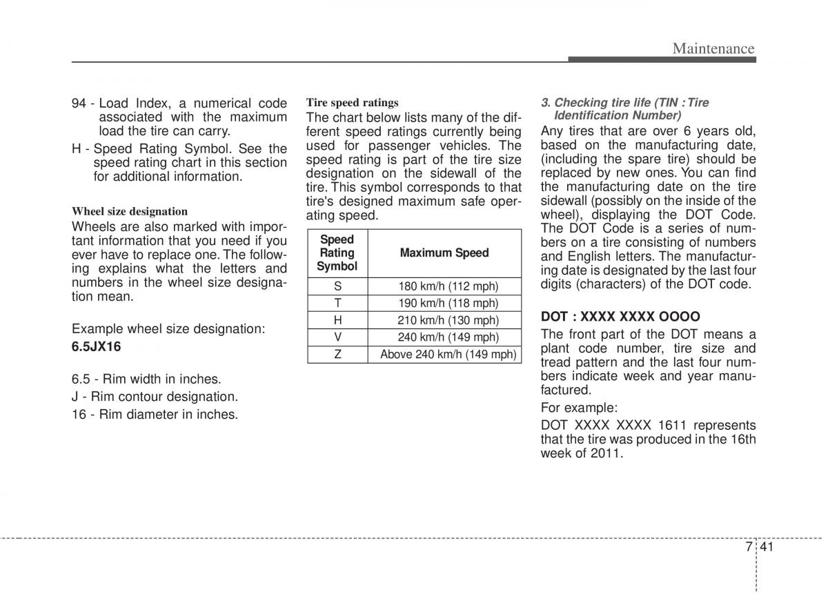 KIA Optima III 3 owners manual / page 343