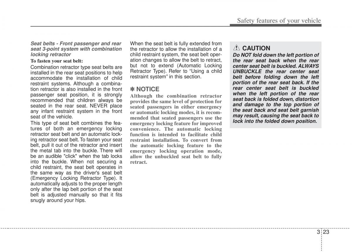 KIA Optima III 3 owners manual / page 35