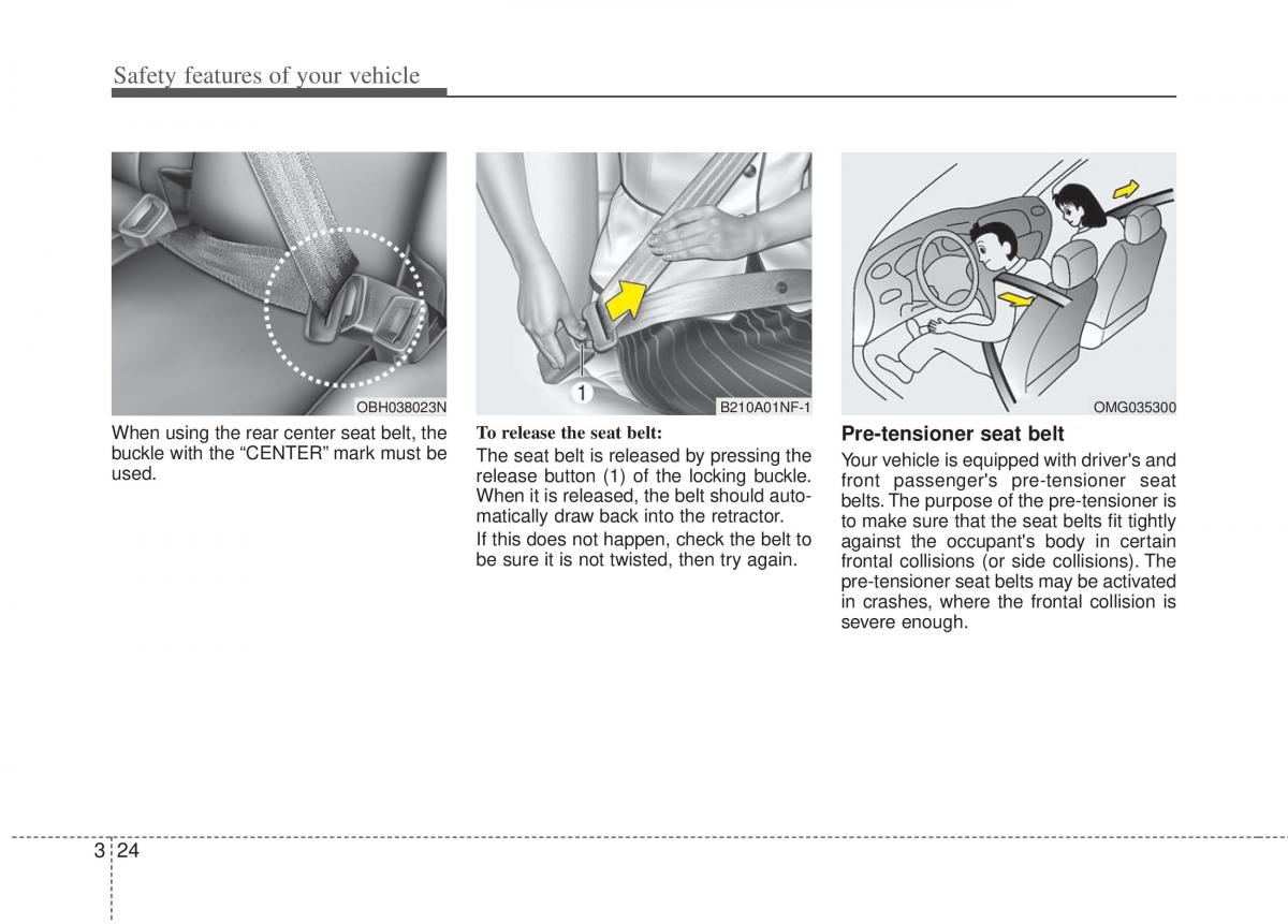 KIA Optima III 3 owners manual / page 36