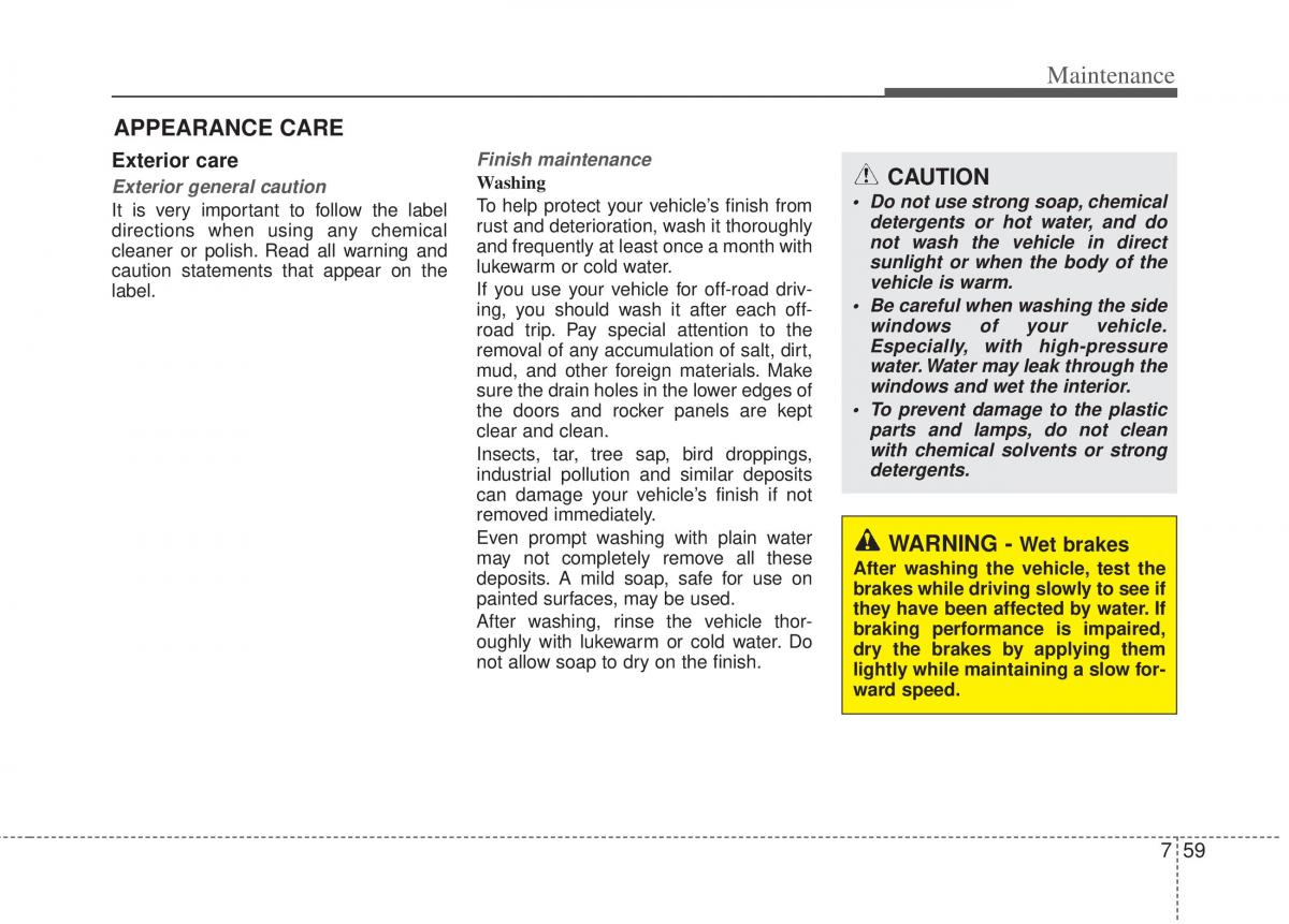 KIA Optima III 3 owners manual / page 361