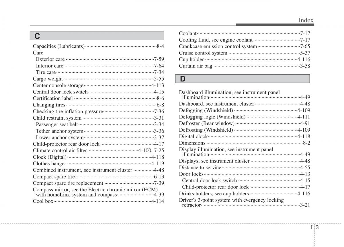 KIA Optima III 3 owners manual / page 379