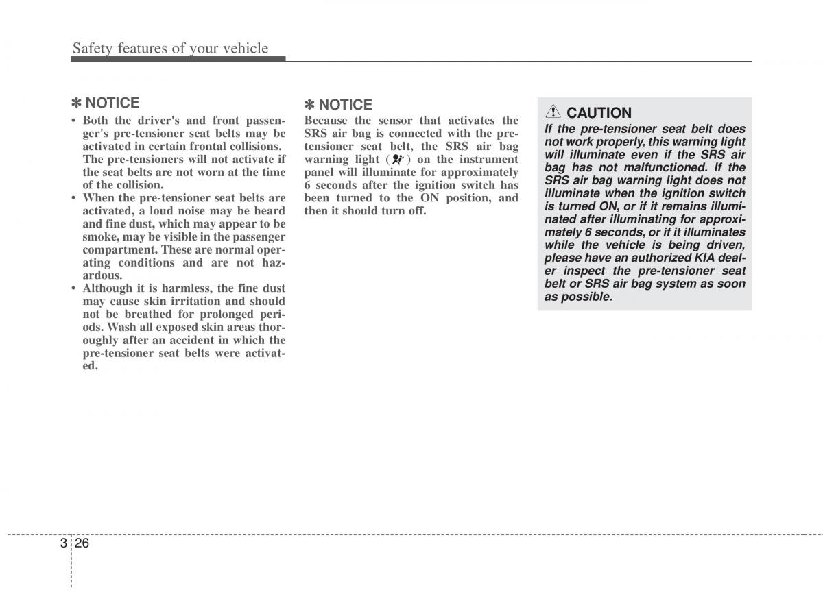 KIA Optima III 3 owners manual / page 38