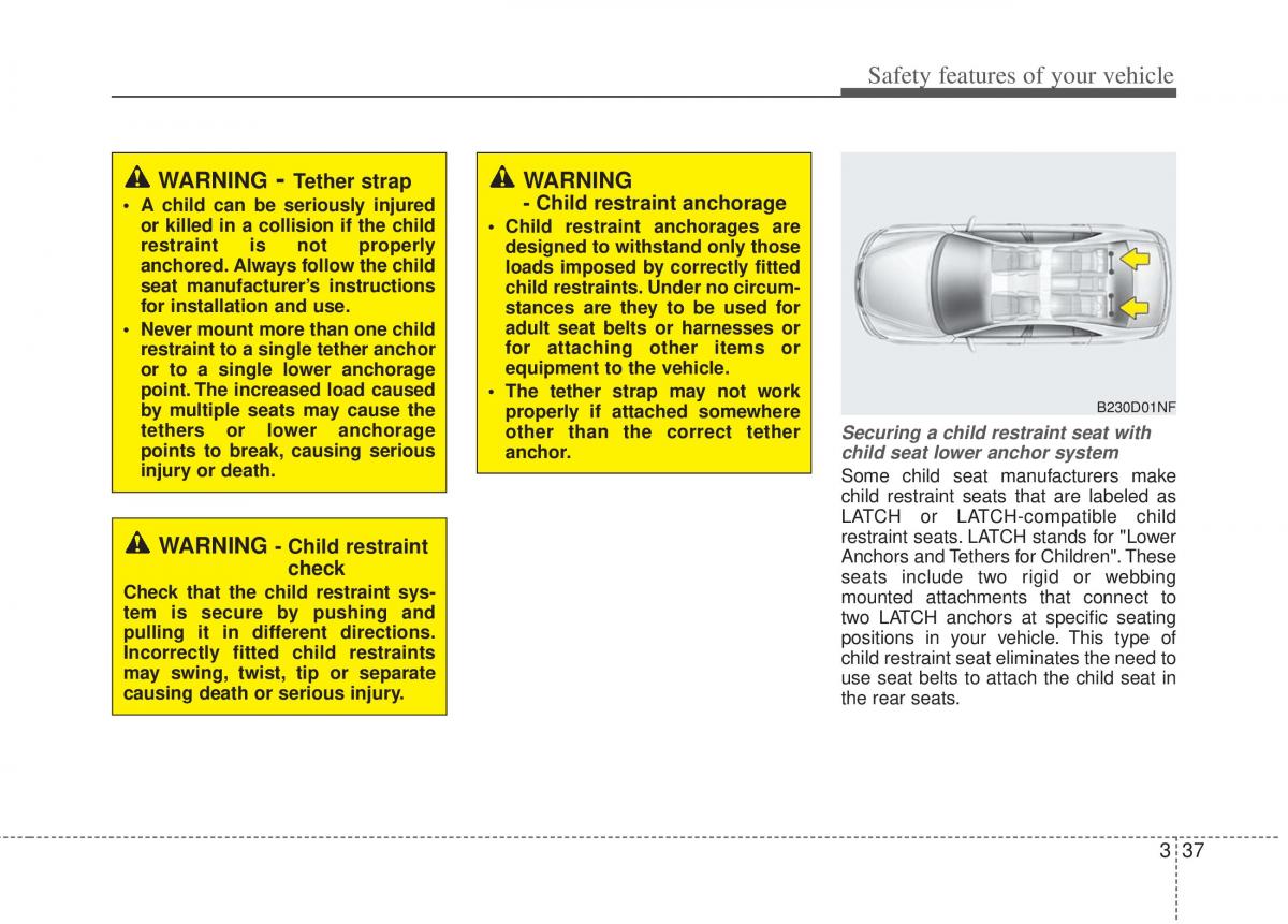 KIA Optima III 3 owners manual / page 49