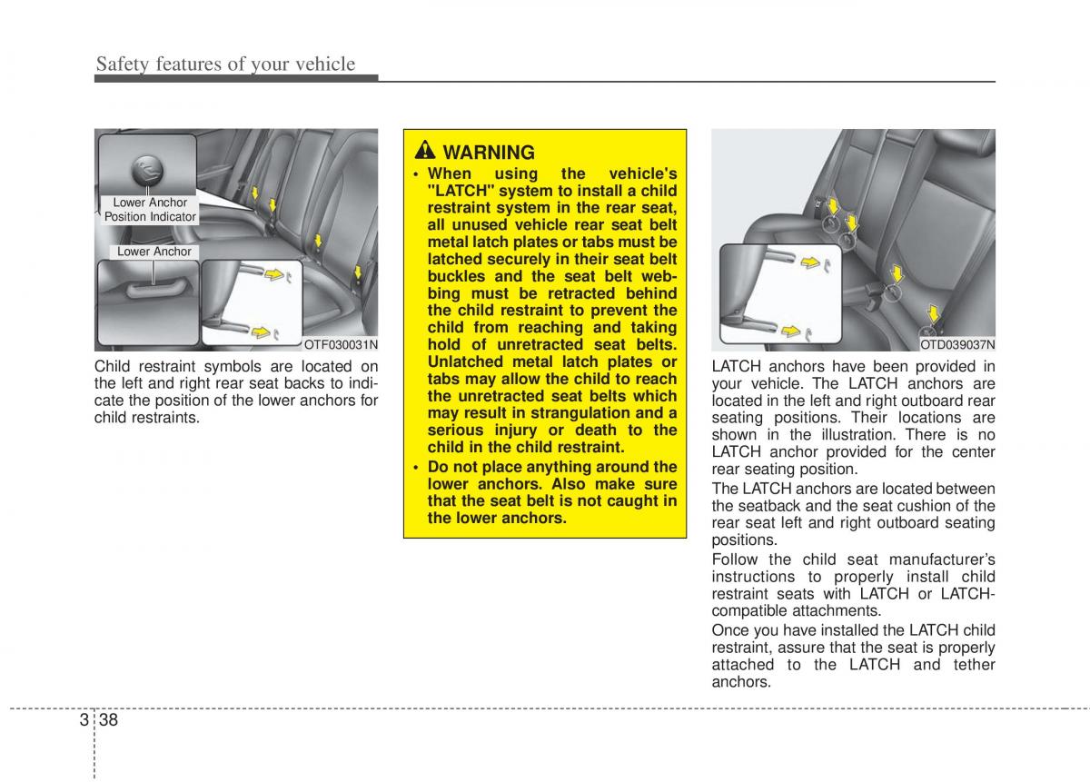 KIA Optima III 3 owners manual / page 50