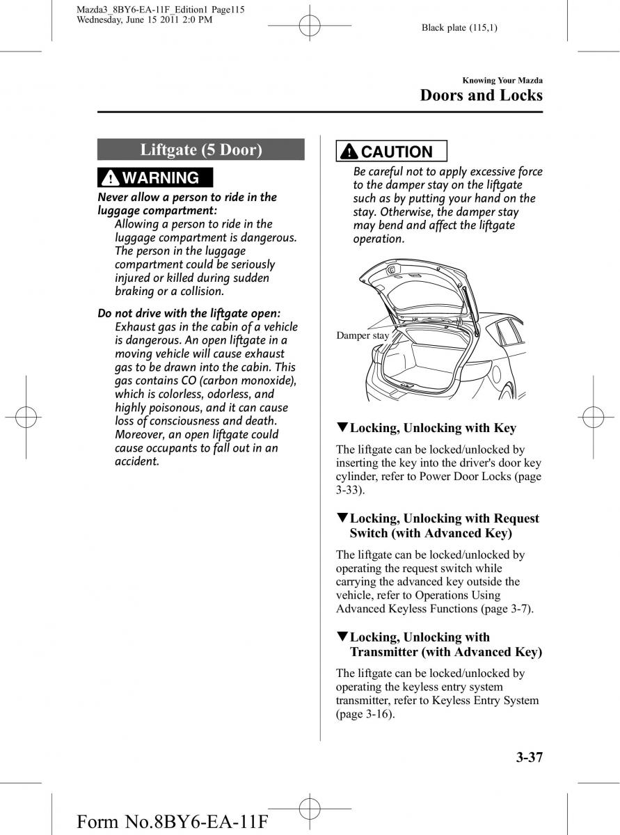 Mazda 3 II 2 owners manual / page 115