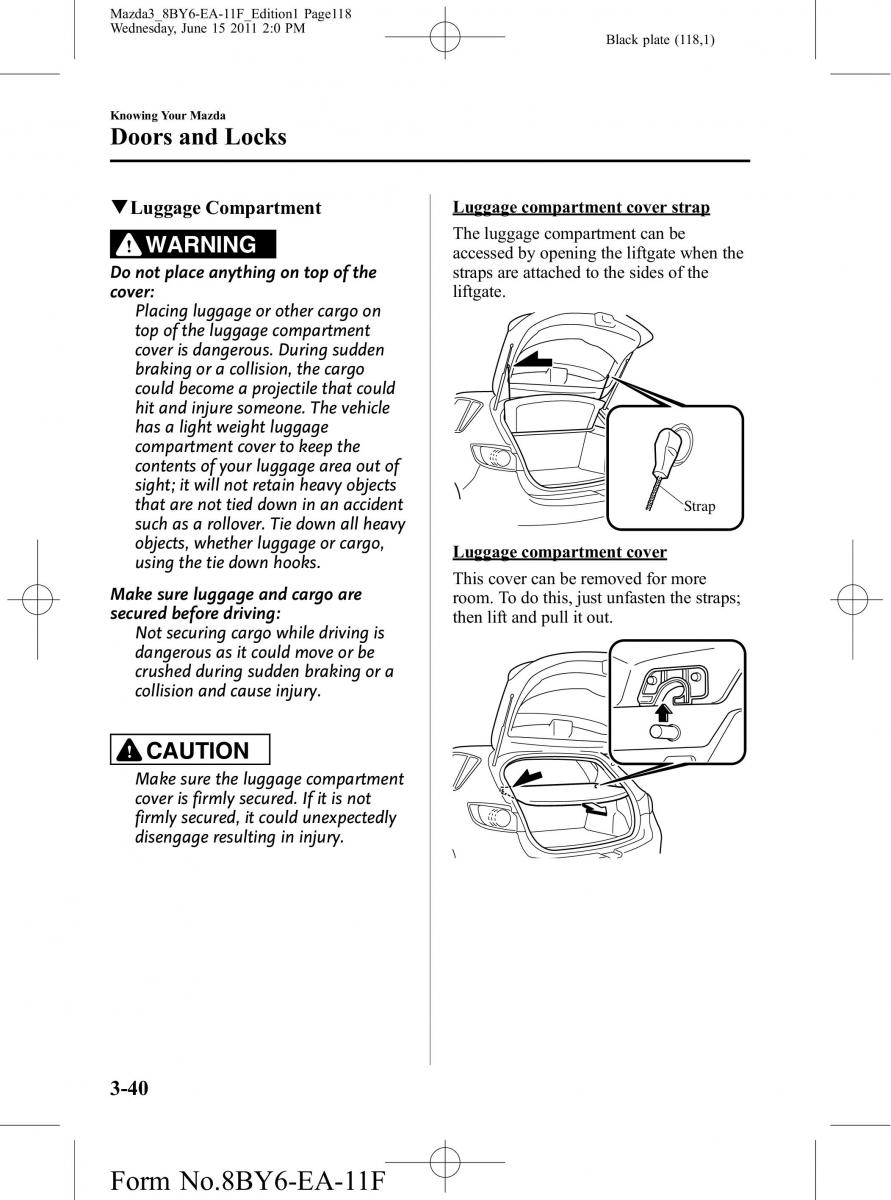 Mazda 3 II 2 owners manual / page 118