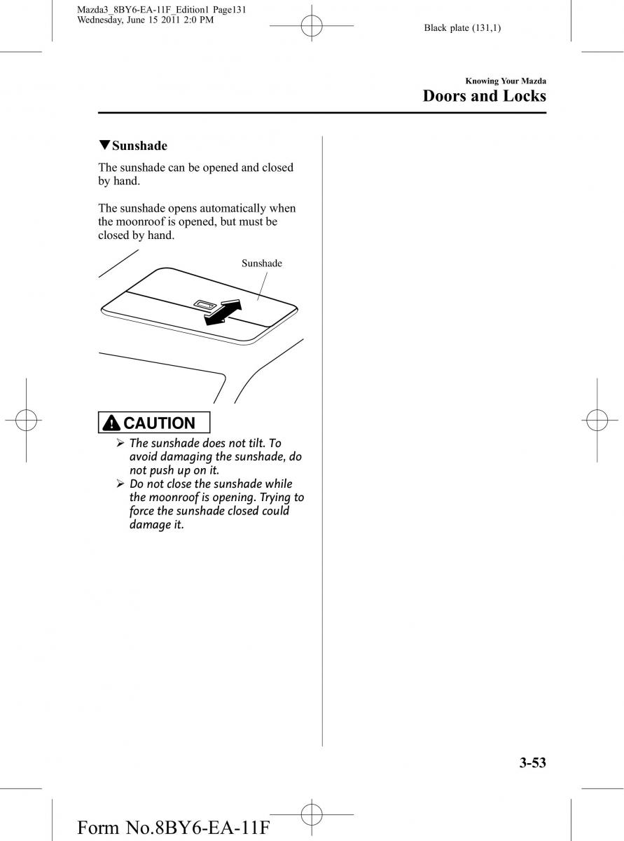 Mazda 3 II 2 owners manual / page 131