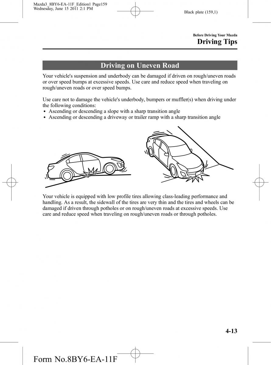 Mazda 3 II 2 owners manual / page 159