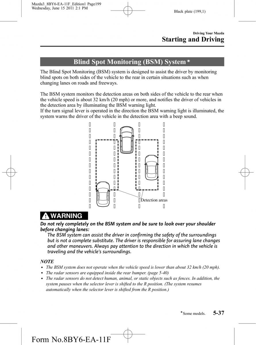 Mazda 3 II 2 owners manual / page 199