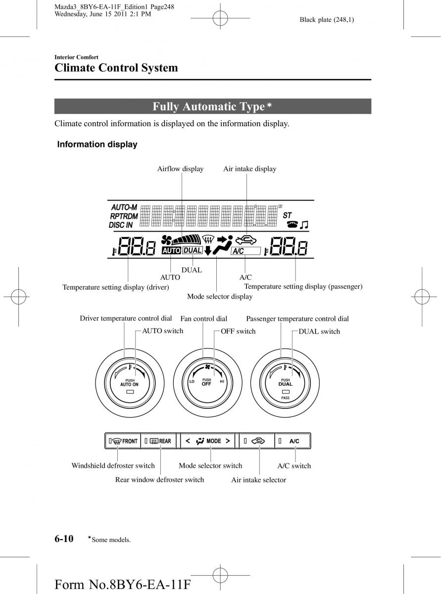 Mazda 3 II 2 owners manual / page 248