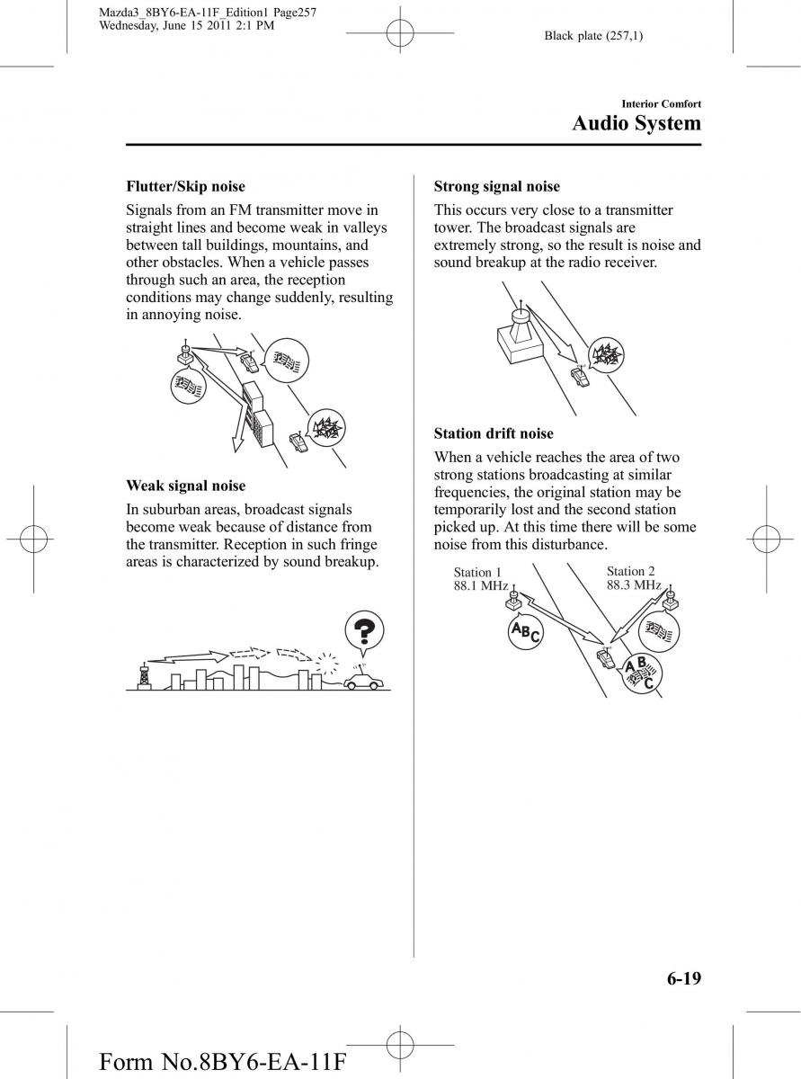 Mazda 3 II 2 owners manual / page 257