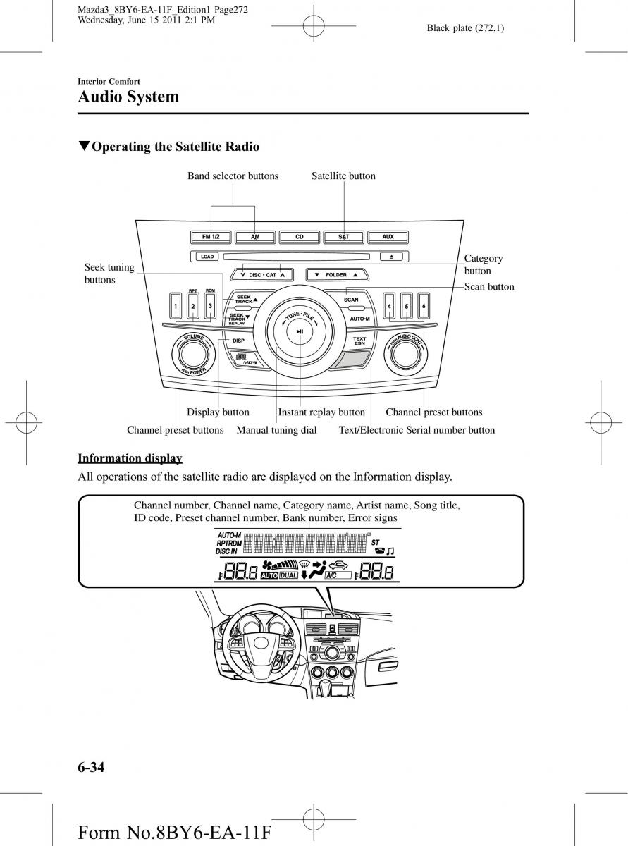 Mazda 3 II 2 owners manual / page 272