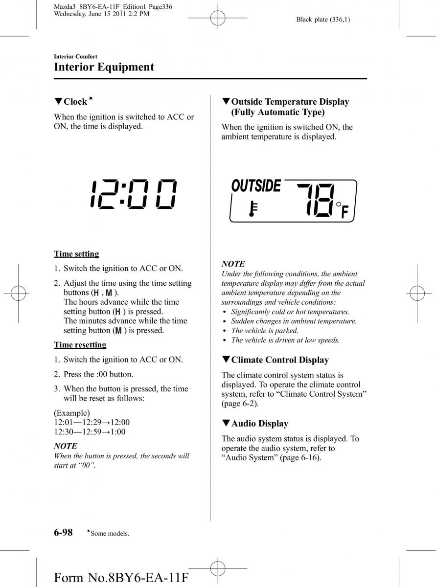 Mazda 3 II 2 owners manual / page 336