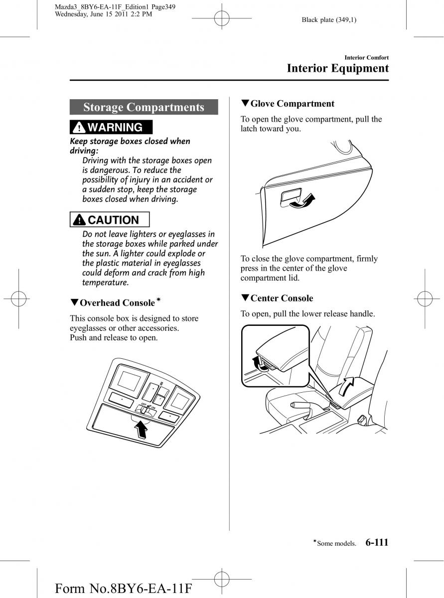 Mazda 3 II 2 owners manual / page 349