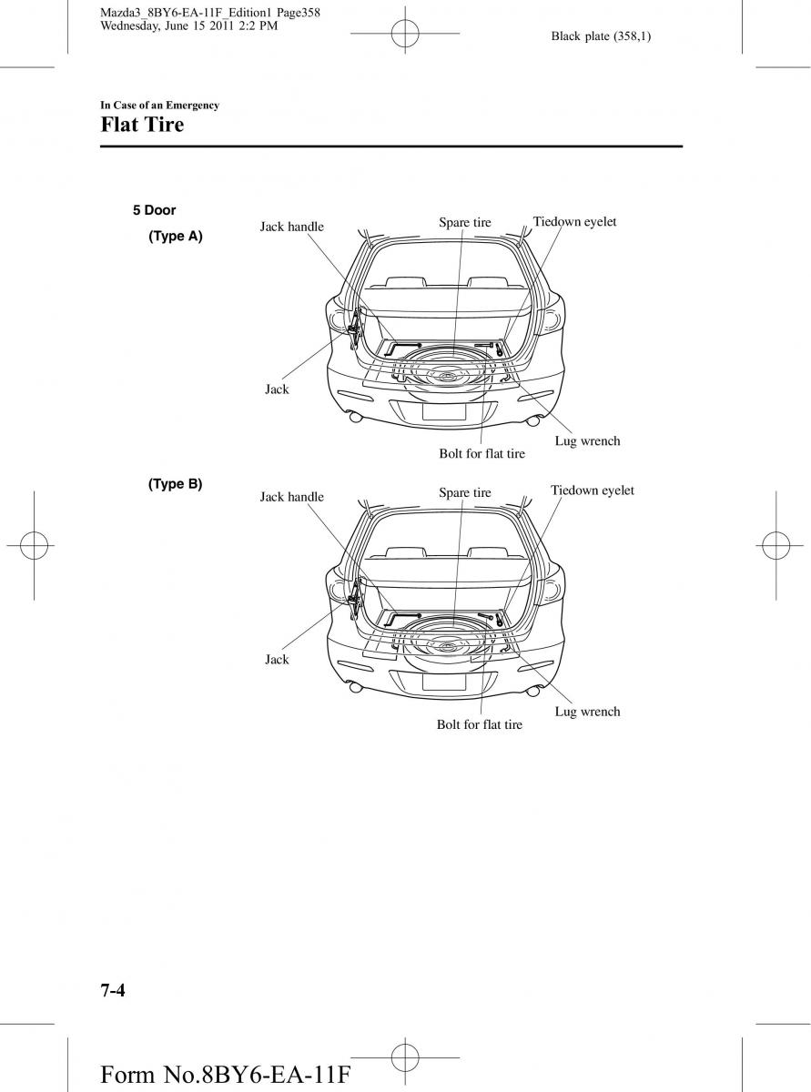 Mazda 3 II 2 owners manual / page 358