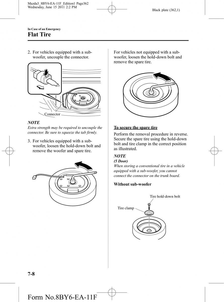 Mazda 3 II 2 owners manual / page 362