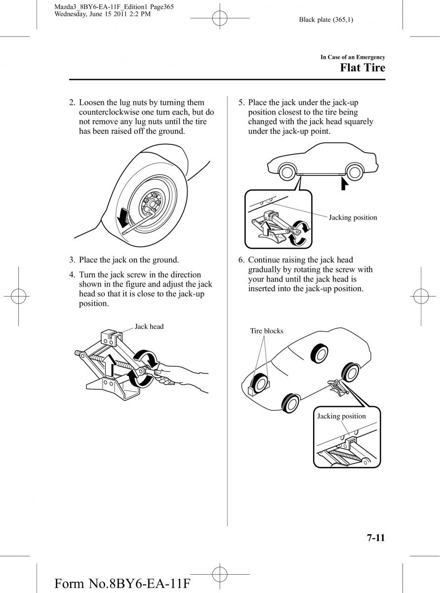 Mazda 3 II 2 owners manual / page 365