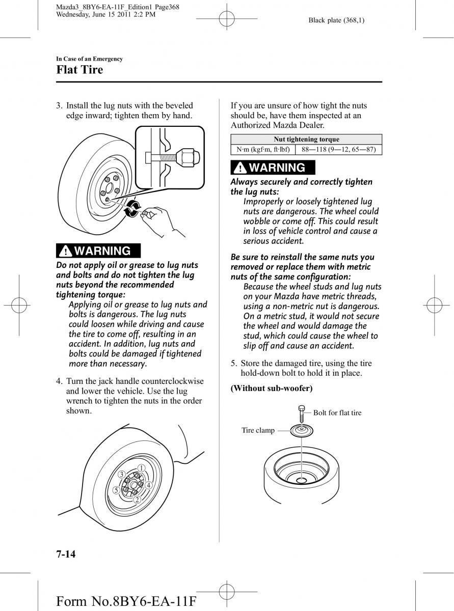 Mazda 3 II 2 owners manual / page 368