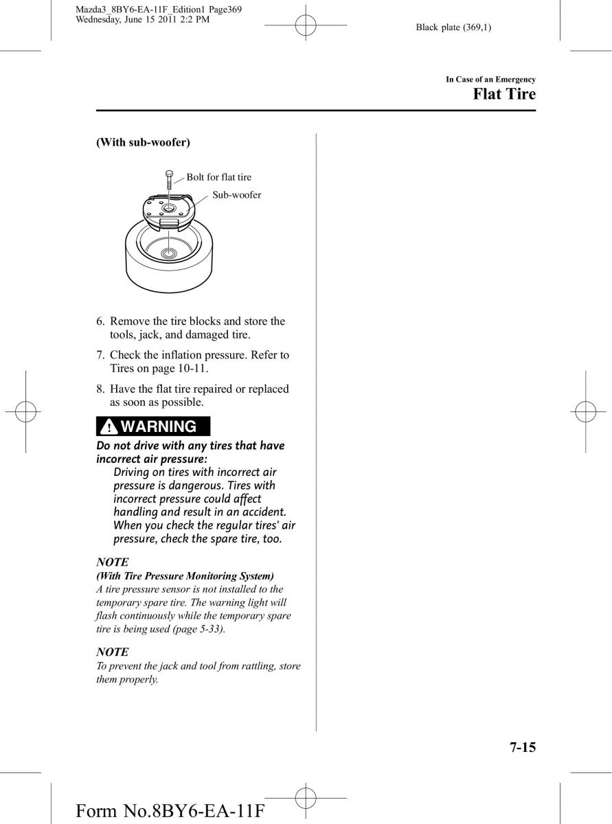 Mazda 3 II 2 owners manual / page 369