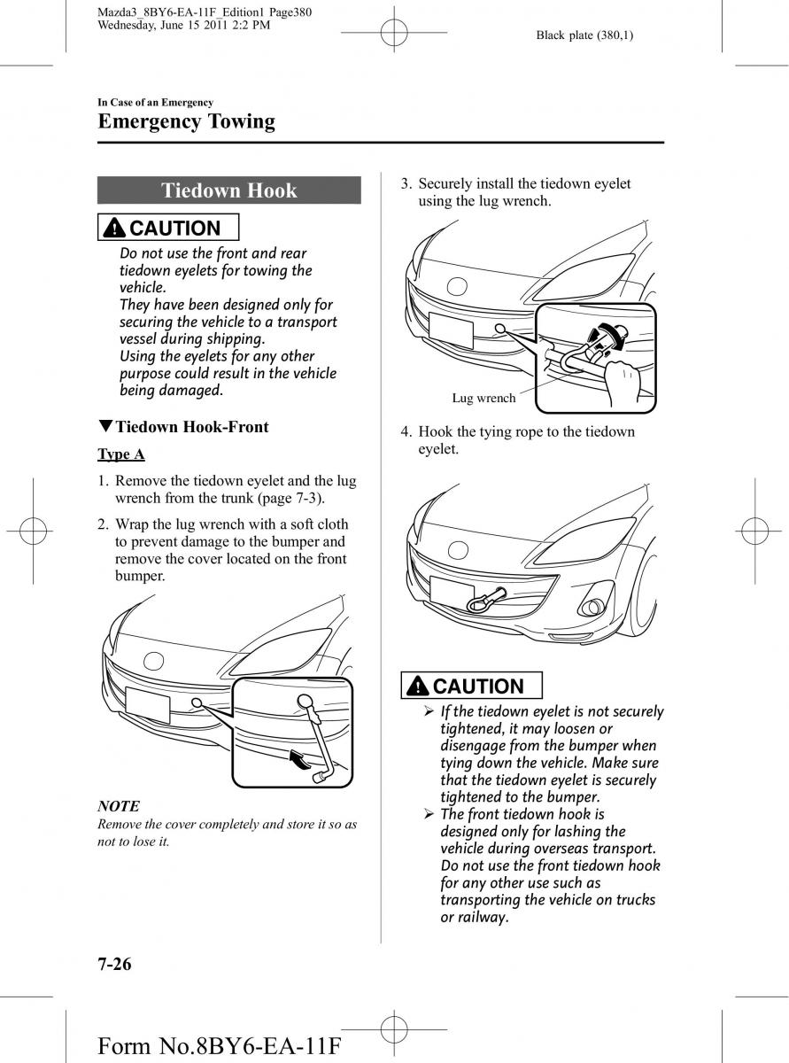 Mazda 3 II 2 owners manual / page 380