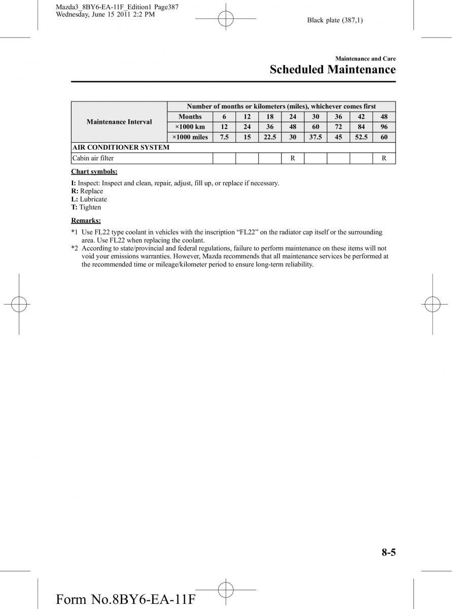 Mazda 3 II 2 owners manual / page 387