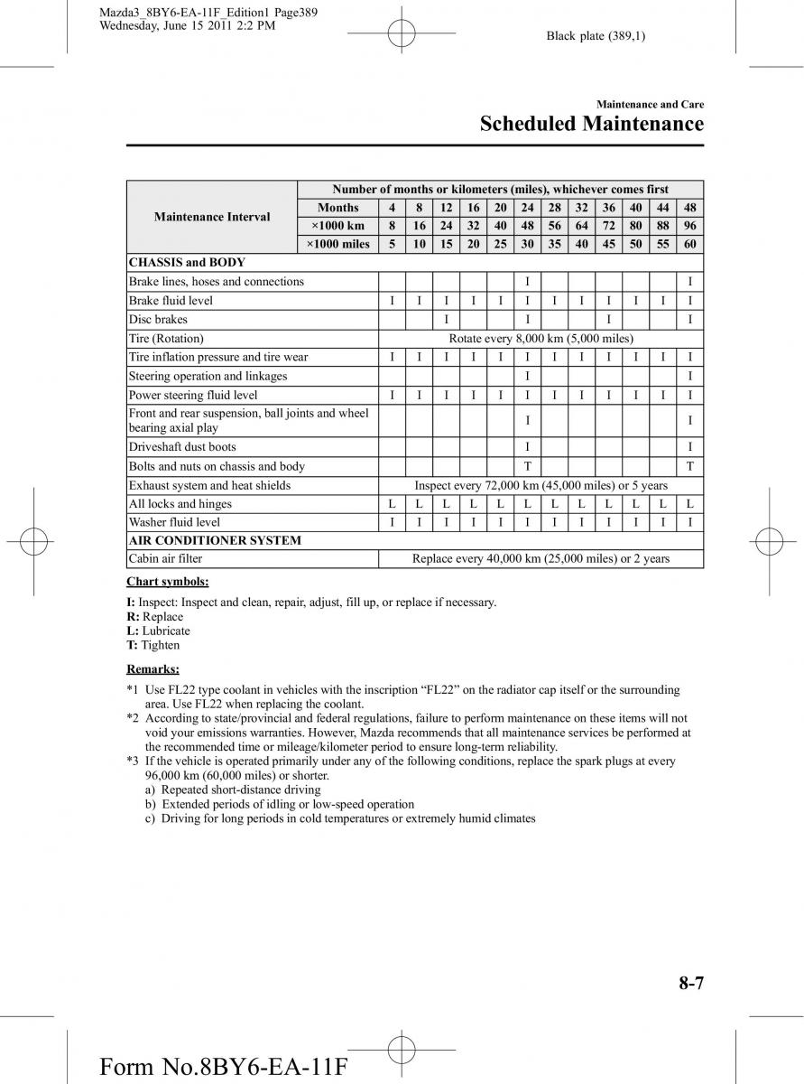 Mazda 3 II 2 owners manual / page 389