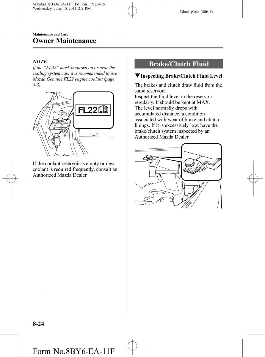 Mazda 3 II 2 owners manual / page 406