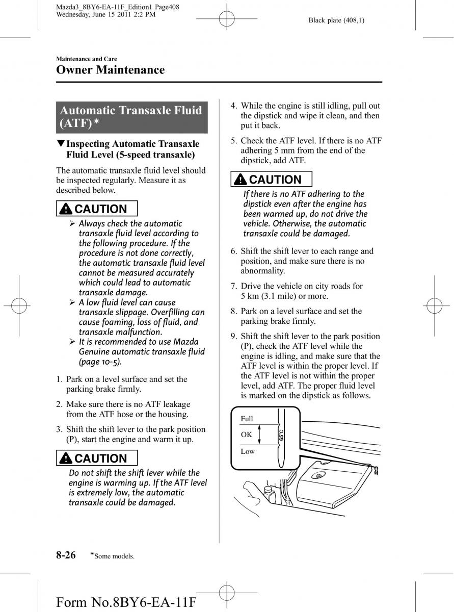 Mazda 3 II 2 owners manual / page 408