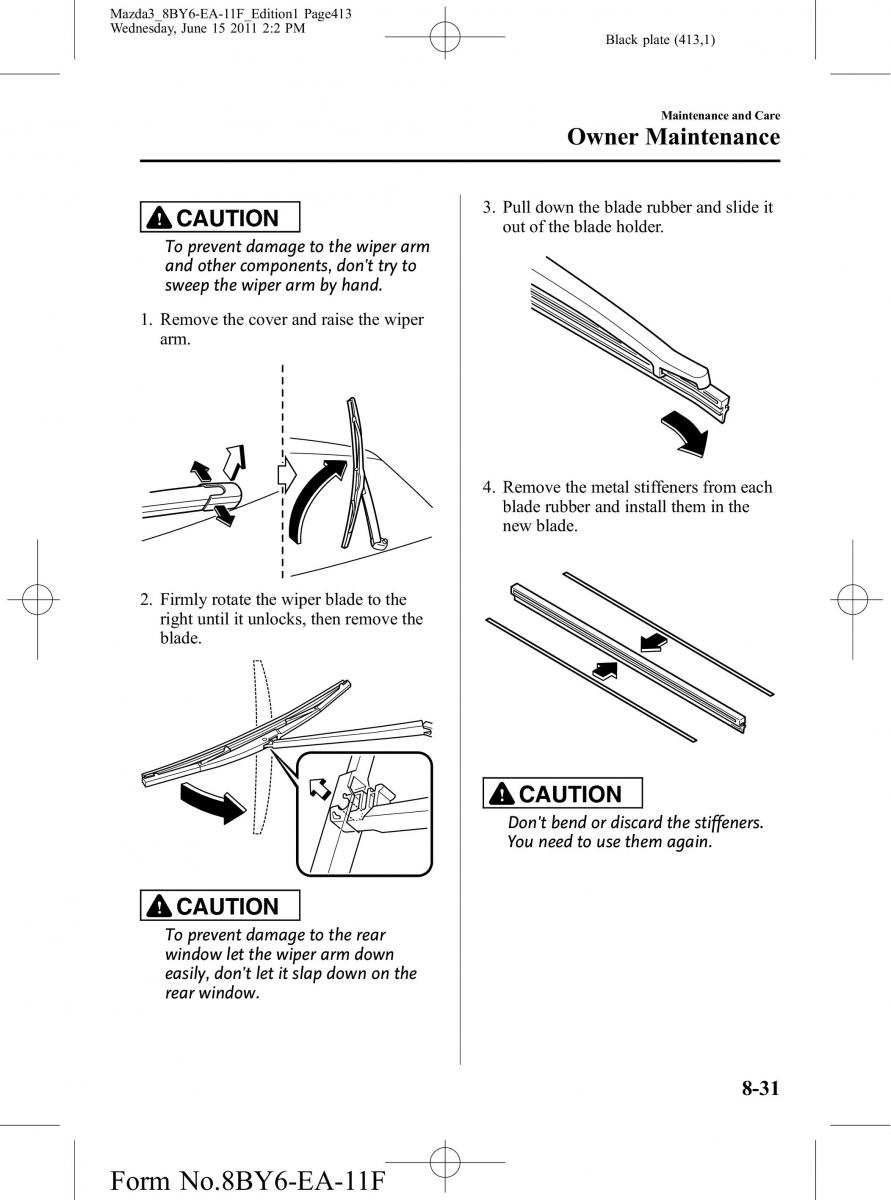 Mazda 3 II 2 owners manual / page 413