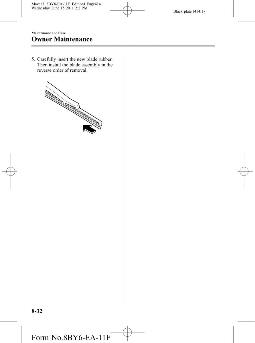 Mazda 3 II 2 owners manual / page 414