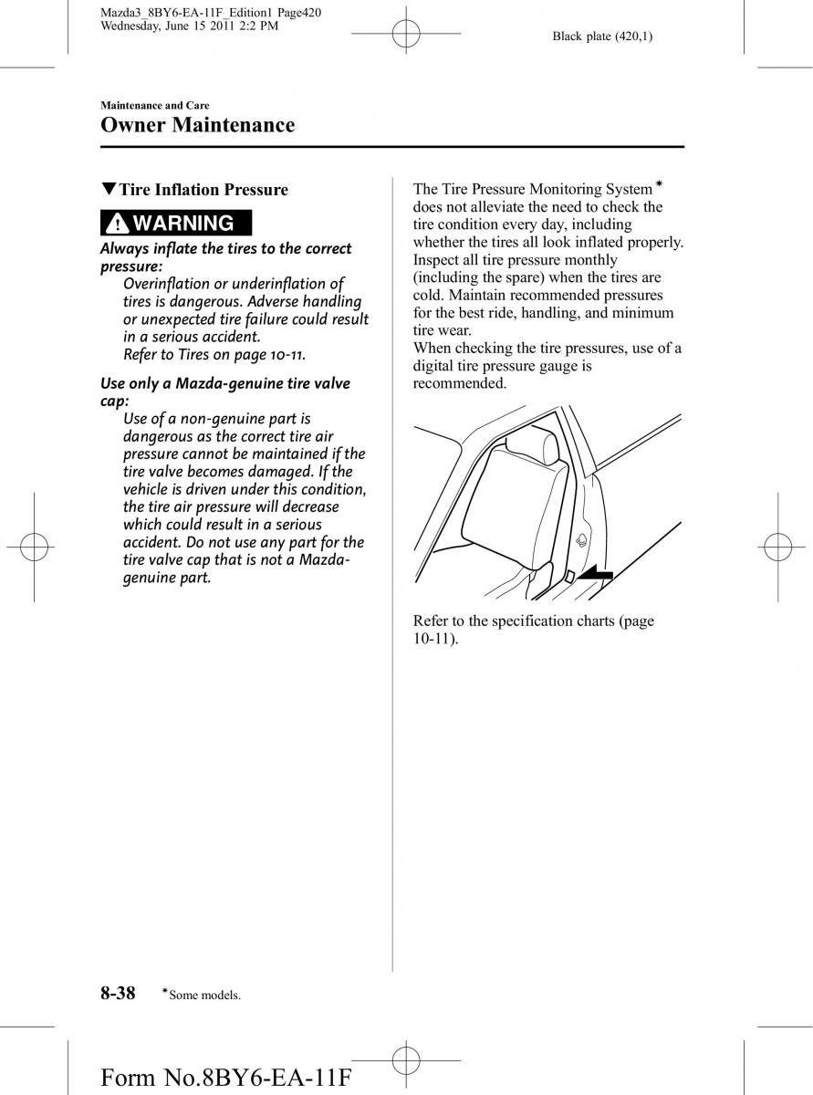 Mazda 3 II 2 owners manual / page 420