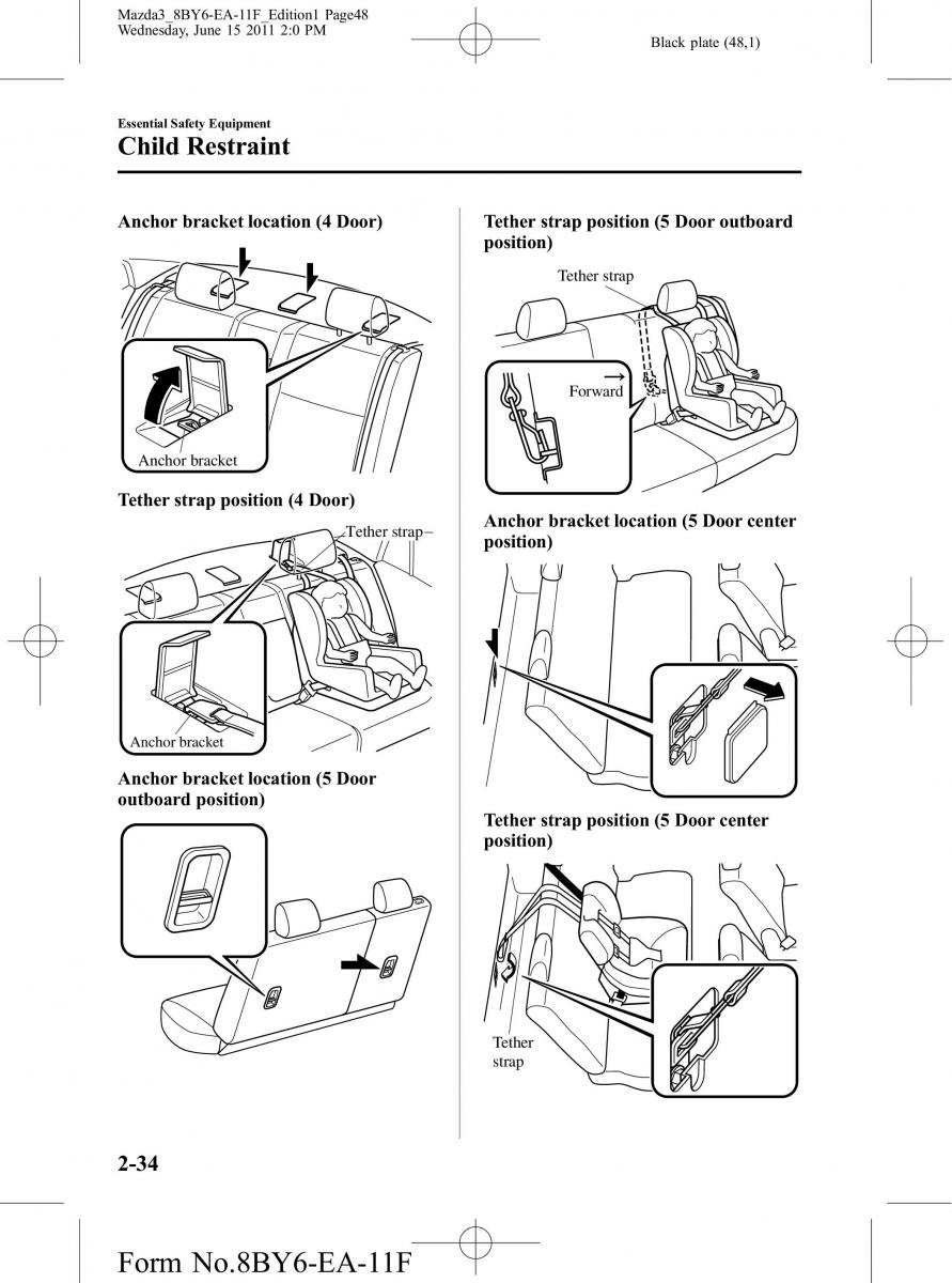 Mazda 3 II 2 owners manual / page 48