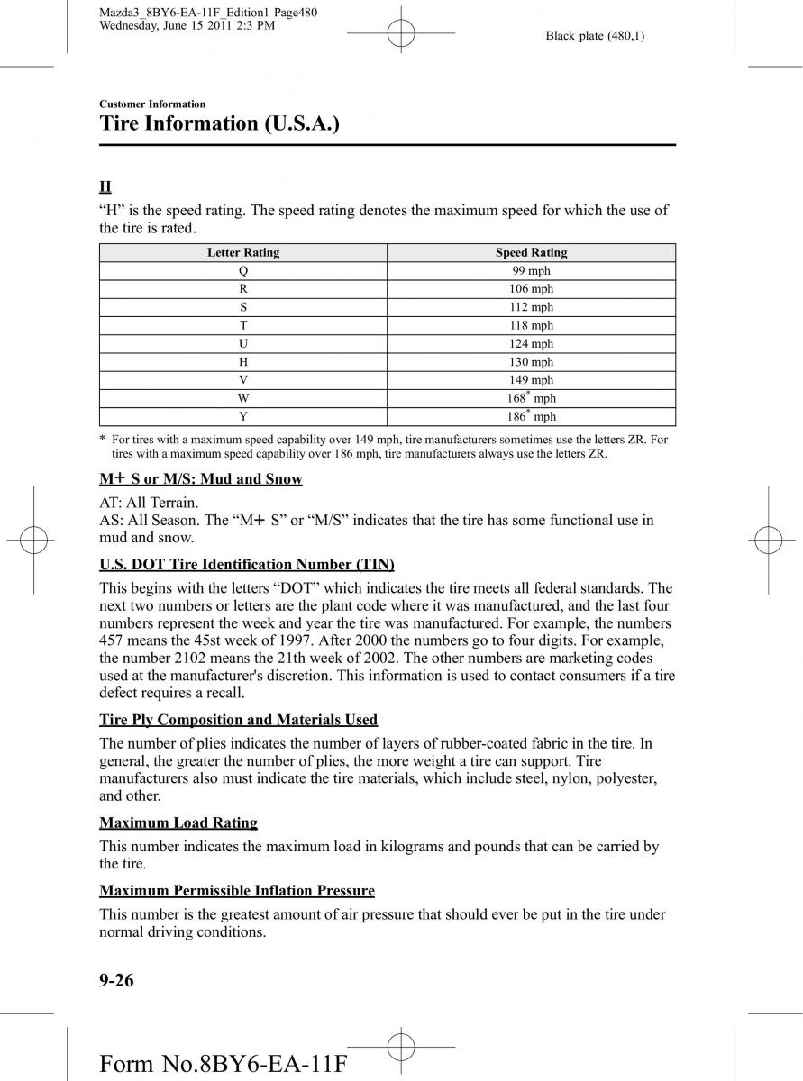 Mazda 3 II 2 owners manual / page 480