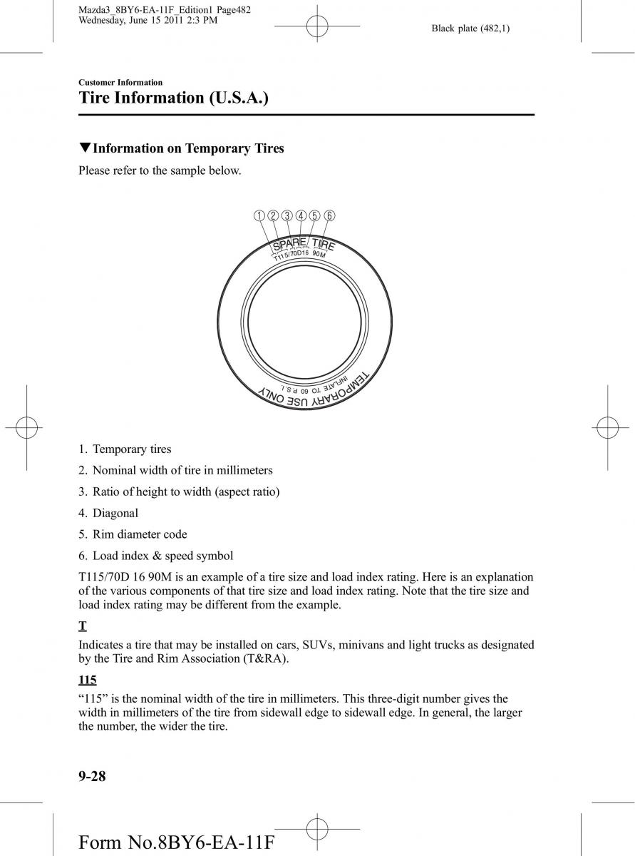 Mazda 3 II 2 owners manual / page 482