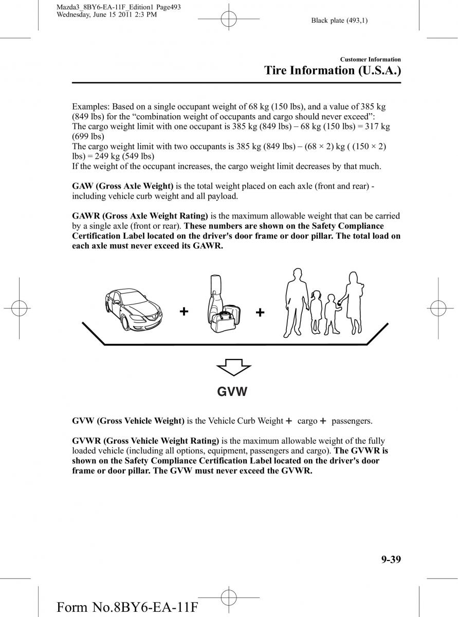 Mazda 3 II 2 owners manual / page 493