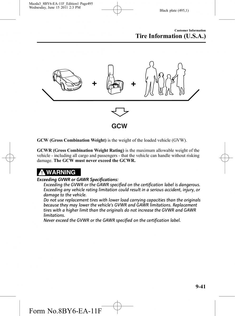 Mazda 3 II 2 owners manual / page 495