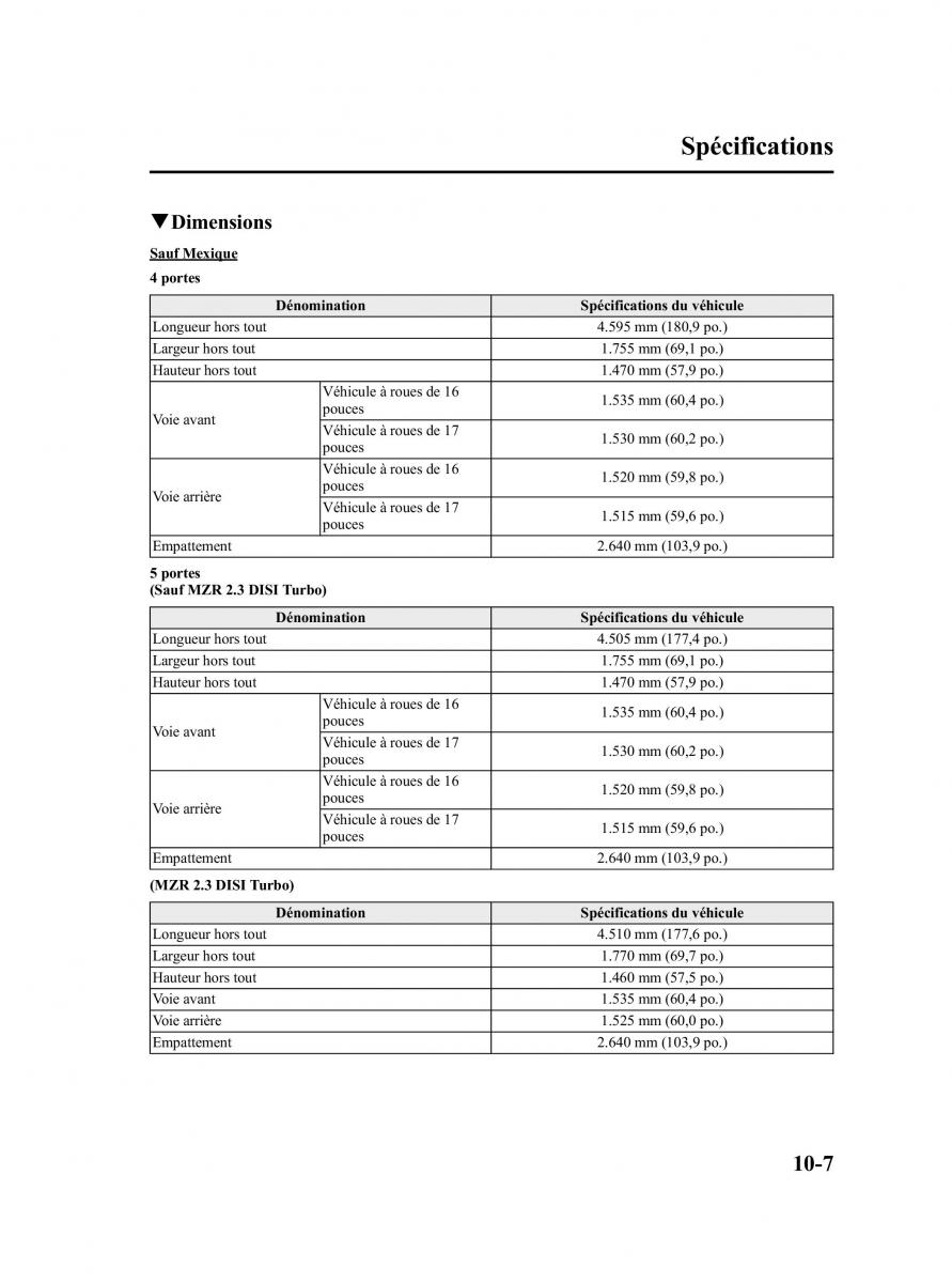 Mazda 3 II 2 manuel du proprietaire / page 556