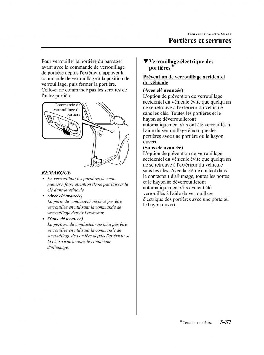 Mazda 3 II 2 manuel du proprietaire / page 126