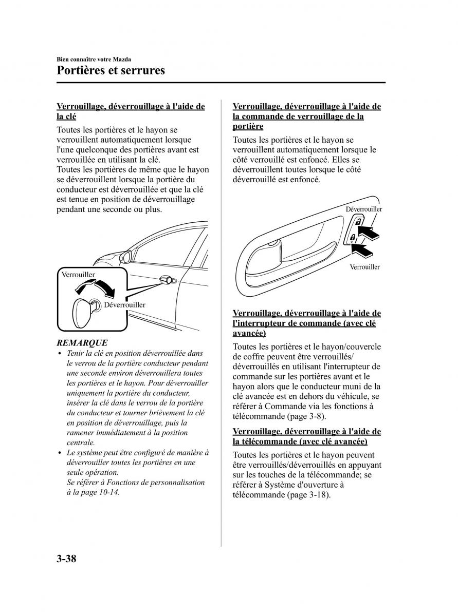 Mazda 3 II 2 manuel du proprietaire / page 127