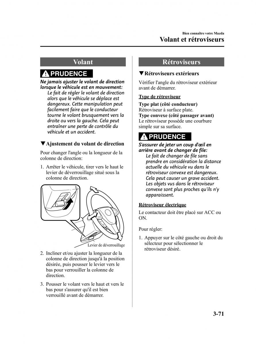 Mazda 3 II 2 manuel du proprietaire / page 160