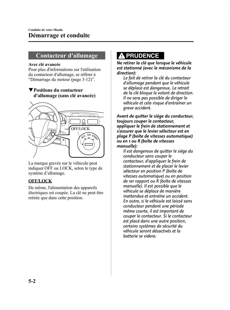 Mazda 3 II 2 manuel du proprietaire / page 183