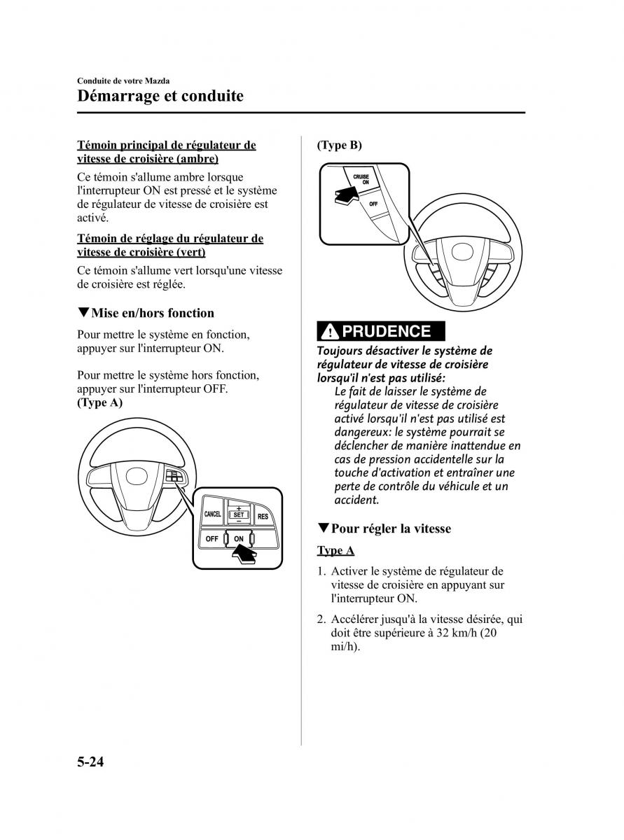 Mazda 3 II 2 manuel du proprietaire / page 205