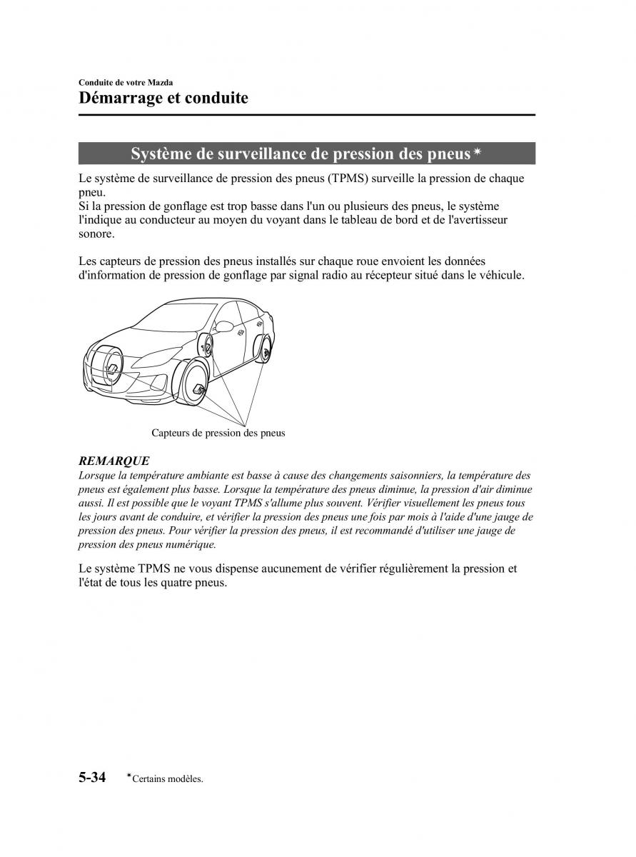 Mazda 3 II 2 manuel du proprietaire / page 215