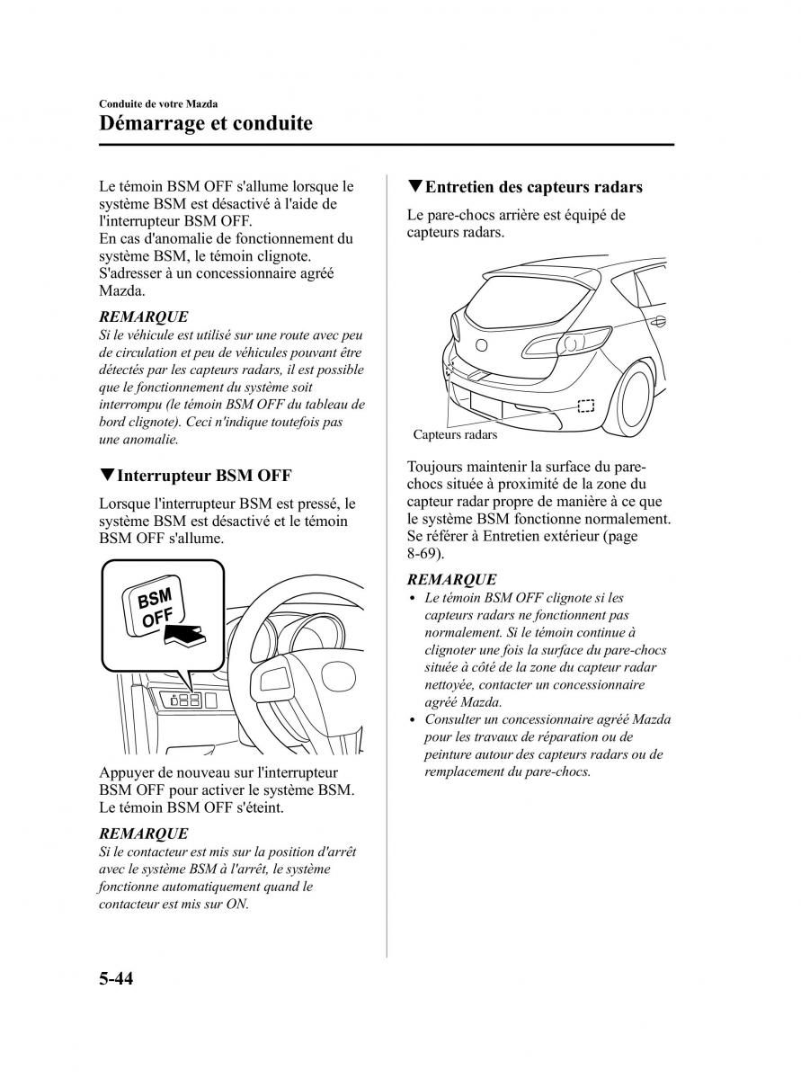 Mazda 3 II 2 manuel du proprietaire / page 225