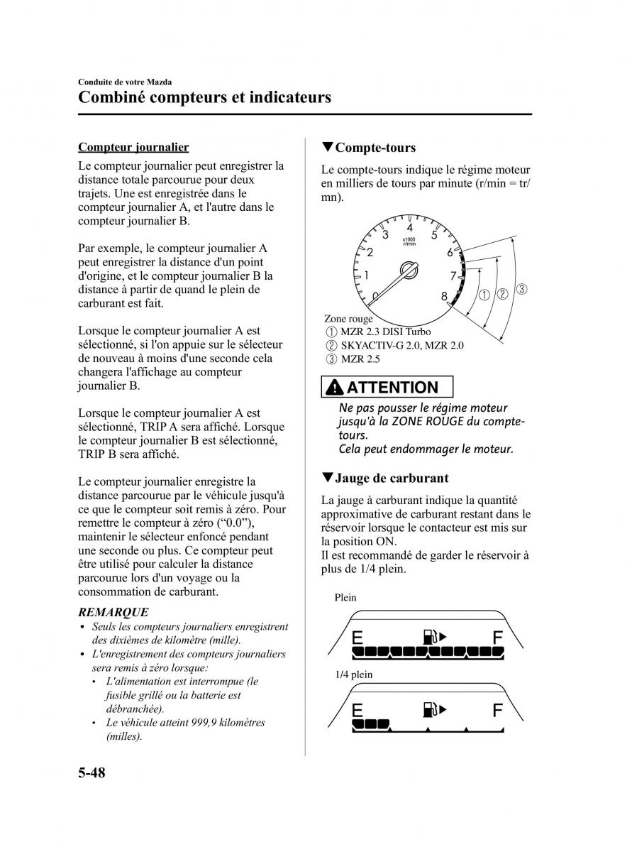 Mazda 3 II 2 manuel du proprietaire / page 229