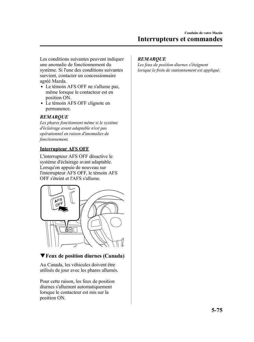 Mazda 3 II 2 manuel du proprietaire / page 256