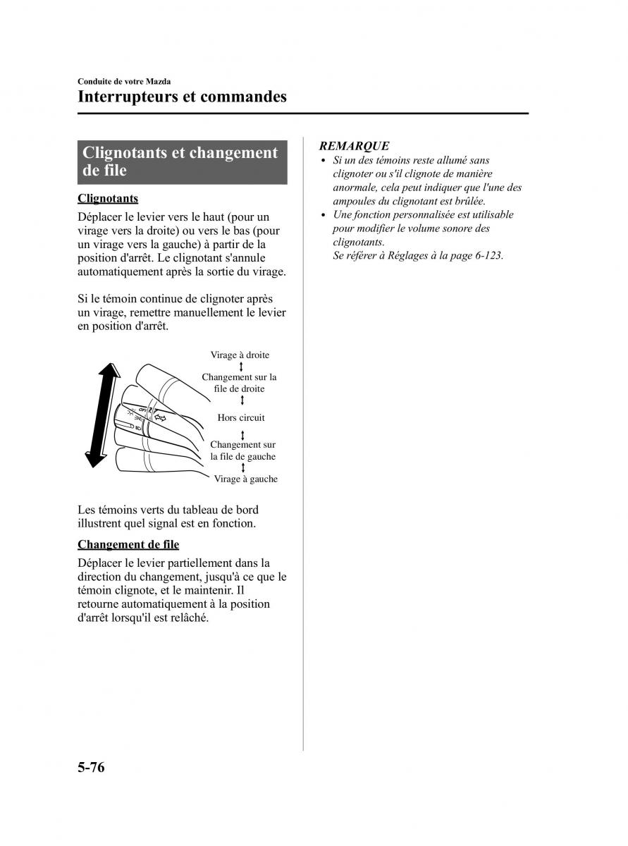 Mazda 3 II 2 manuel du proprietaire / page 257