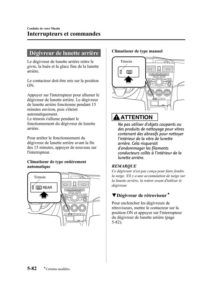 Mazda 3 II 2 manuel du proprietaire / page 263